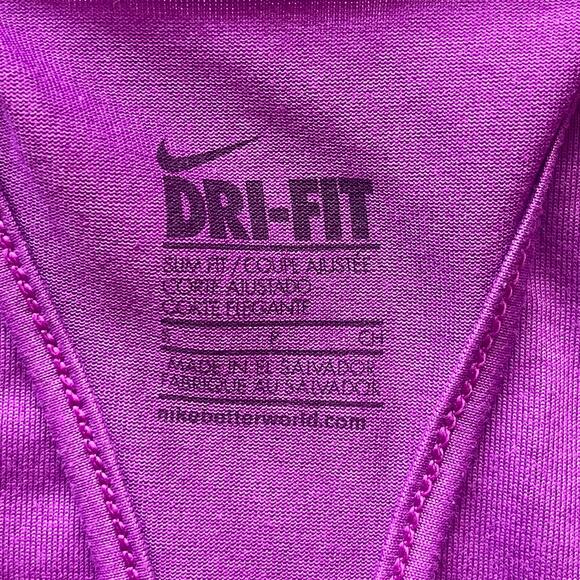 Nike Dri-Fit Razorback Purple Athletic Tank Top Size Small - Picture 3 of 11